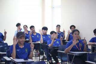 10. โครงการพัฒนาสมรรถนะนักศึกษา "กิจกรรมการอบรมผู้ตัดสินกีฬาบาสเกตบอล"